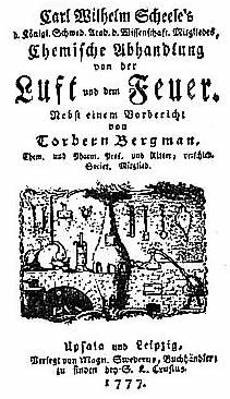 Книга К.В.Шееле Химический трактат о воздухе и огне (1777 г.)